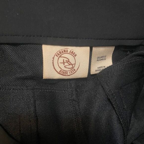 Panama Jack Navy Blue 5 pocket Straight leg pants, size 34/32 - Picture 3 of 4